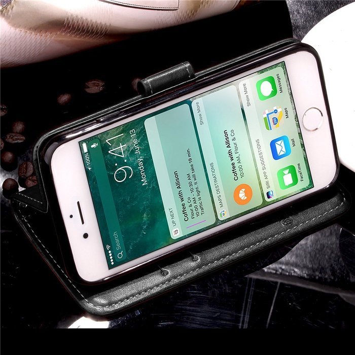 iPhone 7 Plus Case, iPhone 7 Plus Wallet Case,PHEZEN Cute Bear Don't Touch My Phone Design PU Leather Wallet Case... N34
