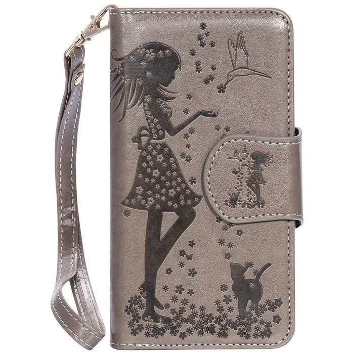 iPhone 7 Plus Case, iPhone 7 Plus Wallet Case,PHEZEN Cute Bear Don't Touch My Phone Design PU Leather Wallet Case... N39
