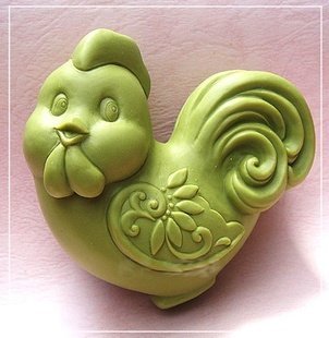 Pinkie Tm new cock animal Silicone mold soap ,Salt carving mould,Rooster wholesale