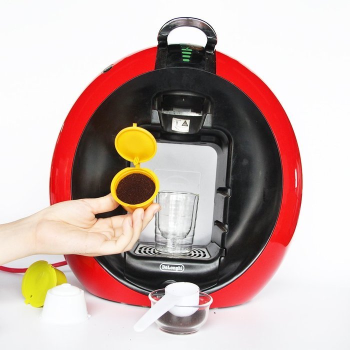 RECAPS 3 Cups/pack Refillable Dolce Gusto Coffee Capsule Refilling More Than100 Times Reusable for Nescaf&eacute; Dolce... N3