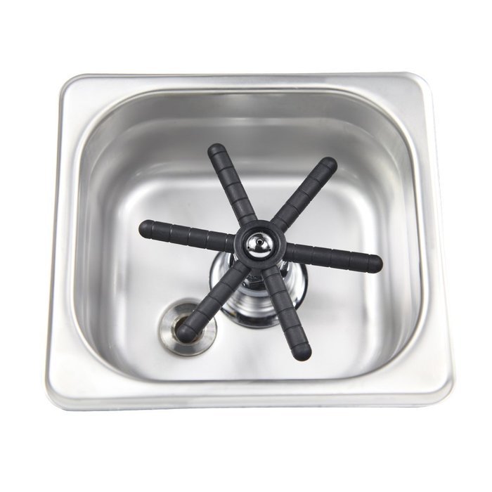 YBB Portable Cup Washing Machine Rinser Pitcher for Household/Bar (Including Stainless Steel Square Pool) N3