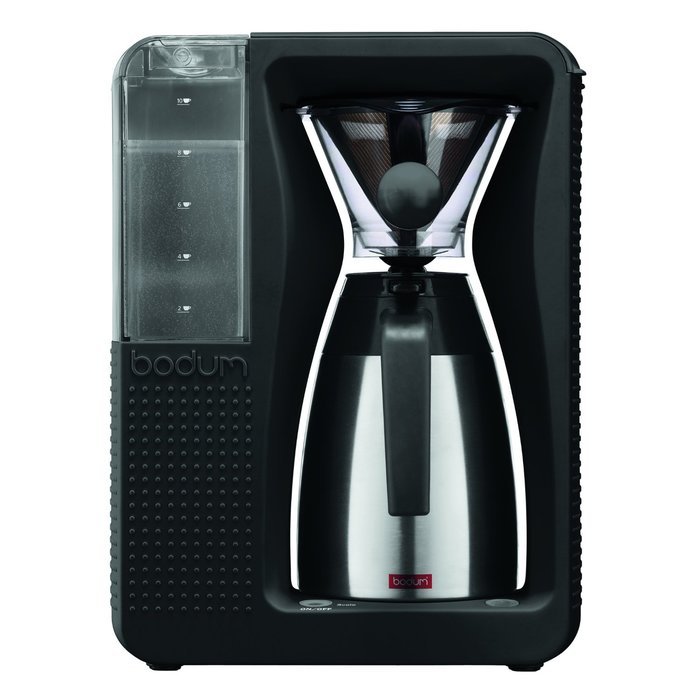 Bodum 11001-01TG Bistro Automatic Pour Over Coffee Machine with Thermal Carafe, 40 oz, Black N3