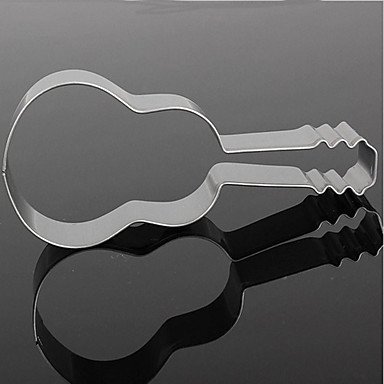 Y&XL&H Stainless Steel Guitar Cookie Cutter Fondant Sugarcraft Cake Biscuit Pastry Decor Mould Tools N3