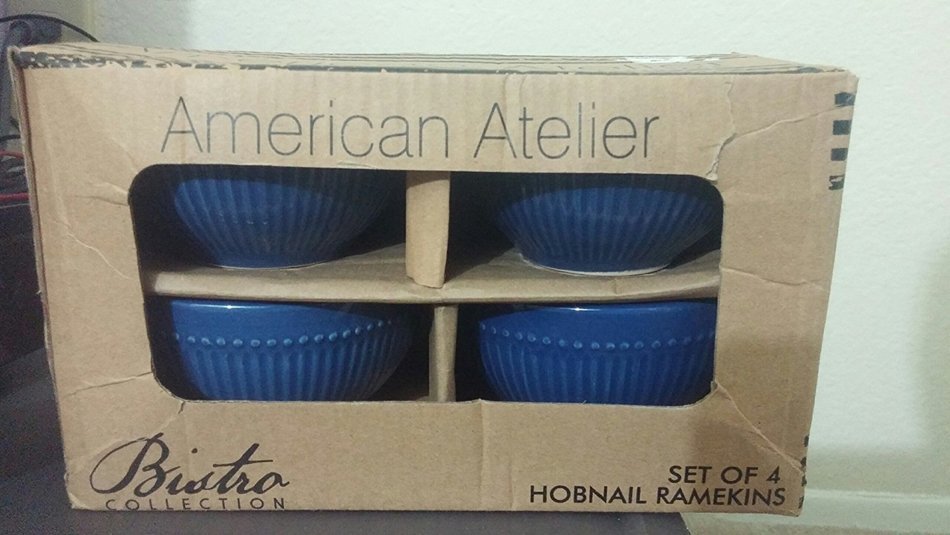American Atelier Bistro Hobnail Ramekins, Cobalt N2