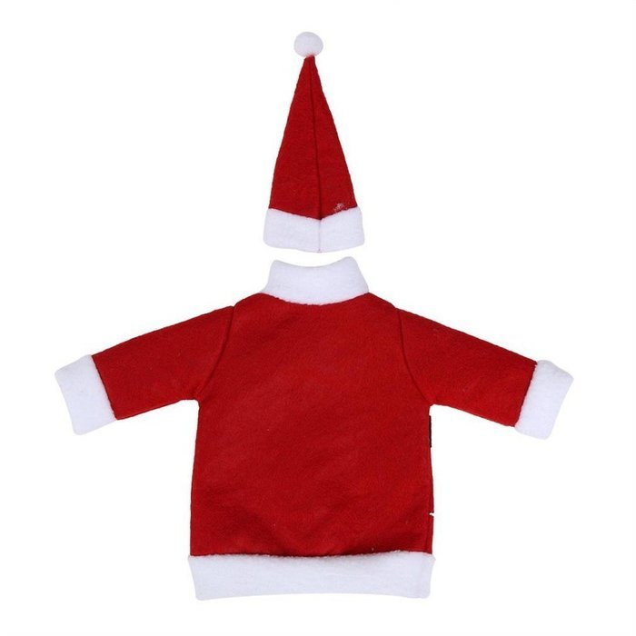 Santa Christmas Bottle Sets,Morecome Red Wine Cover with Christmas Hat and Clothes N3