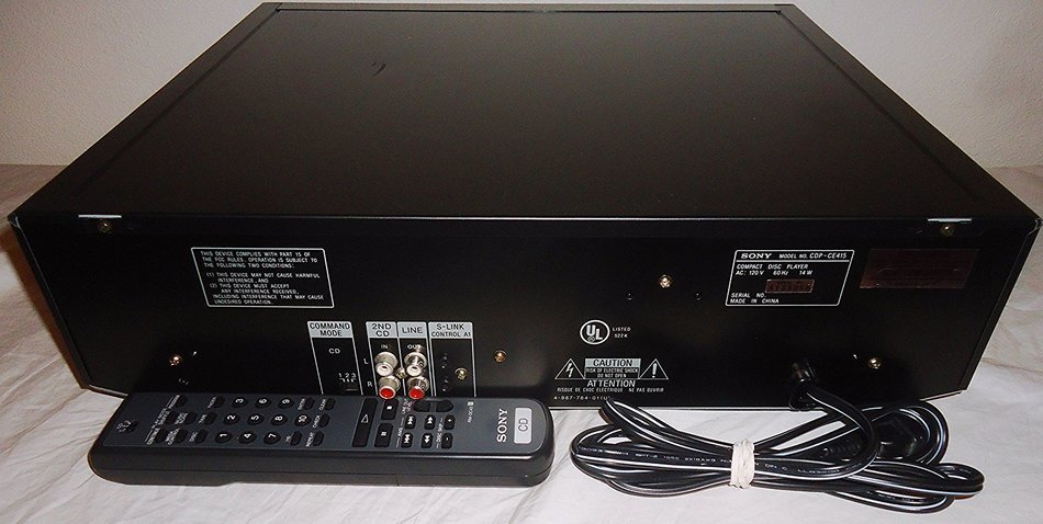 Sony CDP-CE415 5-Disc MegaStorage CD Changer N4