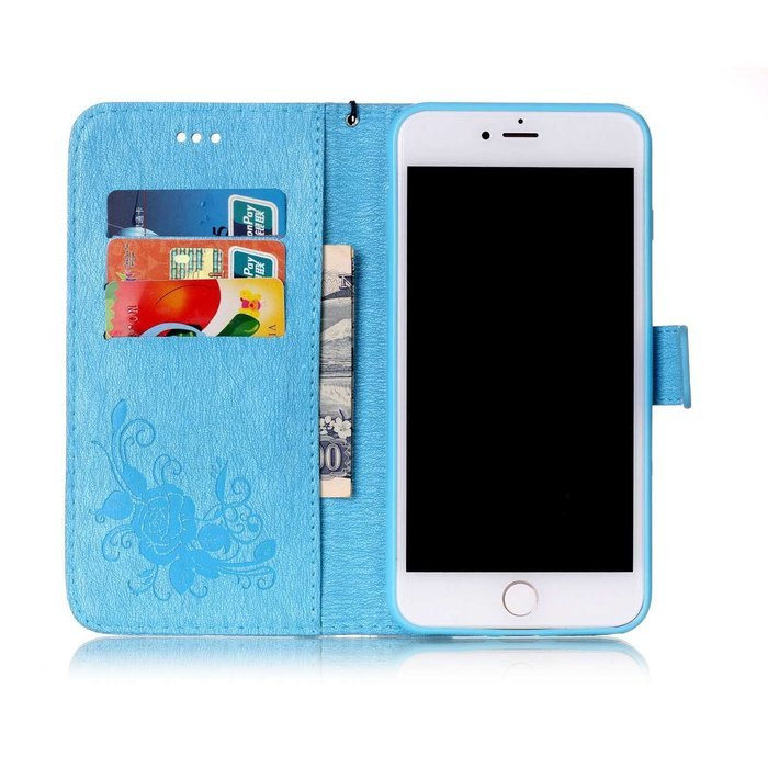 iPhone 7 Plus Case, iPhone 7 Plus Wallet Case,PHEZEN Cute Bear Don't Touch My Phone Design PU Leather Wallet Case... N85
