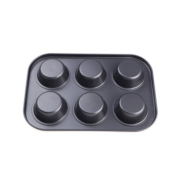 Anself 6 Cups Muffin Baking Cupcake Pan Set NonStick Mould Mold for Dishwasher Safe N5