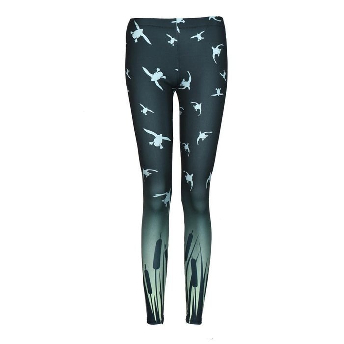 PHOTNO Fashion Women Skinny Printed Stretchy Pants Leggings N65