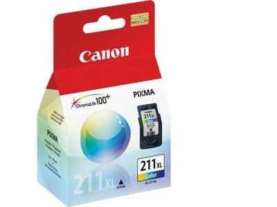 Canon Cl-211 Xl - Color (Cyan, Magenta, Yellow) - Original - Ink Tank - For Pixma Mp480, Mp490, Mx330, Mx410 "...