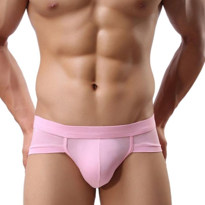 Underswear Laimeng,Trunks Sexy Underwear Men Men's Boxer Briefs Shorts Bulge Pouch soft Underpants (L, Blue) N22