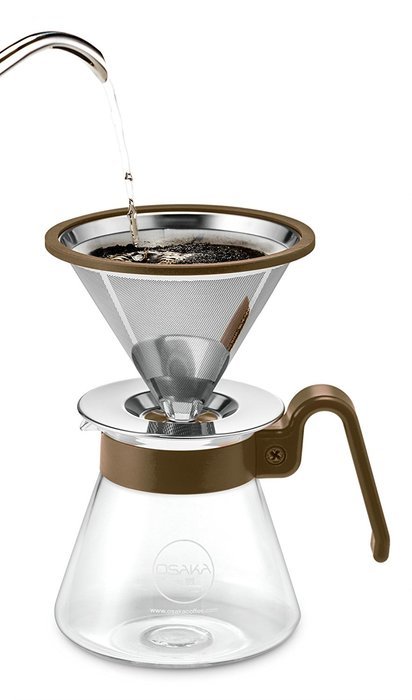 Osaka Pour Over Coffee Dripper 20 oz capacity, Color Series - Full Starter Set for Drip Coffee Lovers. "Sumiyoshi... N12