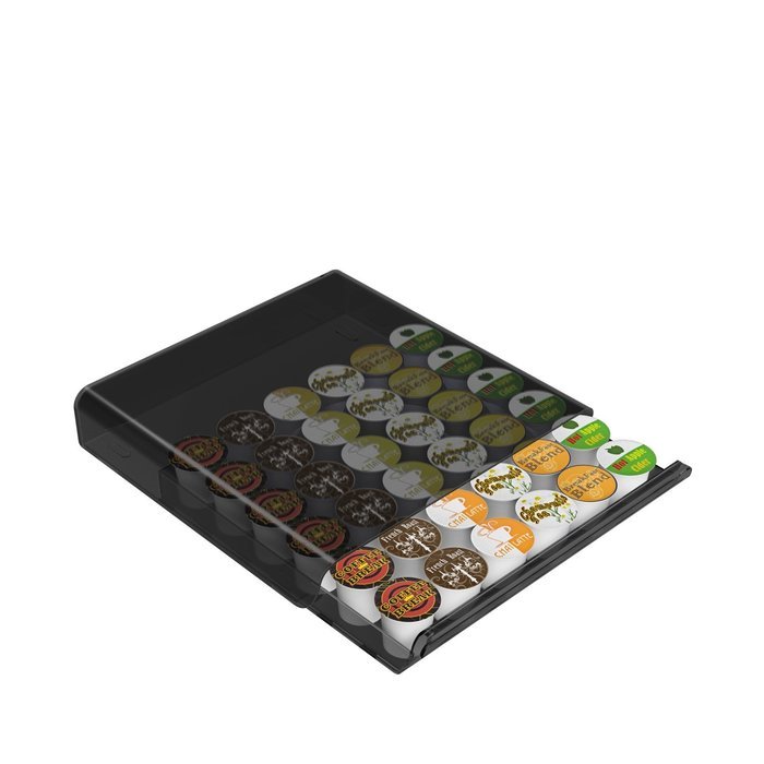 EMS Mind Reader ACRTRY02-SMK Hero Coffee Pod Storage Drawer, Smoke