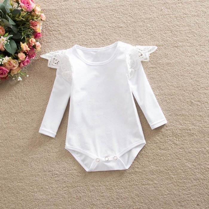 Jumpsuits,BeautyVan Toddler Baby Girl Solid Lace Long Sleeve Romper ...