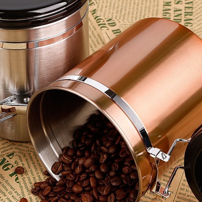 Meiruian 1500ML Coffee Canister -Vacuum Sealed Canister,Stainless Steel (304) N4
