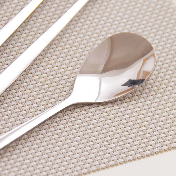 Ceramics Stainless Steel Tableware Creative 5-pieces Coffee Scoops Stirring Sugar Tea Spoons N9