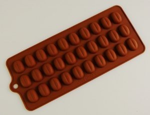 Sarah Janes Silicone 30 Cell Chocolate Mould - Coffee Beans