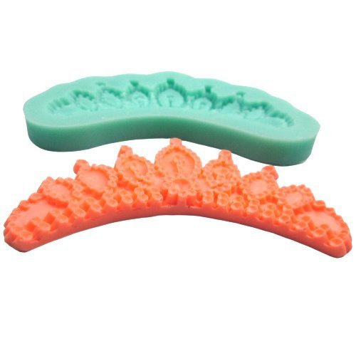 Drhob 1pc Crown Silicone Fondant Mold Cake Decorating Pastry Gum Pastry Tool Kitchen Tool Sugar Paste Baking Mould... N3