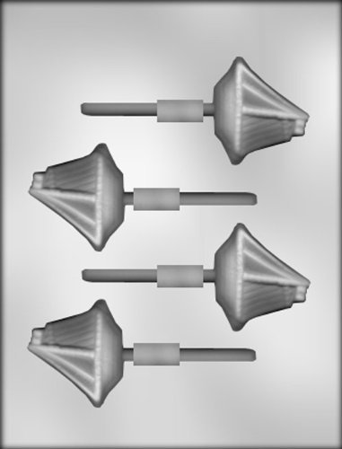 CK Products 2-1/4-Inch Sailboat Sucker Chocolate Mold