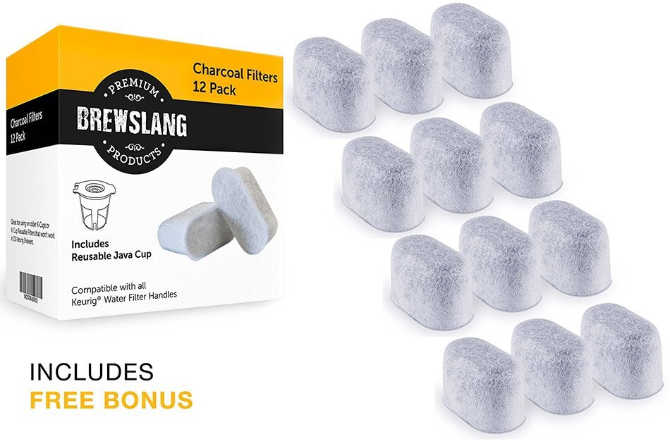 Single K-cup Brewer Charcoal Water Filters for Keurig B40, B41, B45, B60, B65 - 12 Pack
