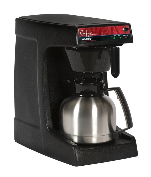 Cafejo TE216-PS TE-216 Automatic Office Coffee Brewer with Professional Server