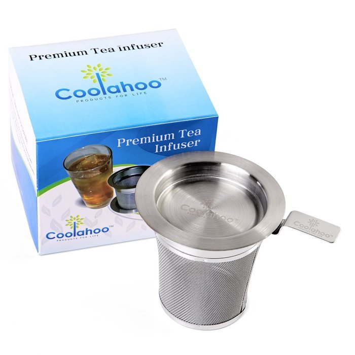 Loose Leaf Tea Infuser with Mesh Basket | Finest Stainless Steel Strainer and Steeper for Green, Black & Herbal... N2
