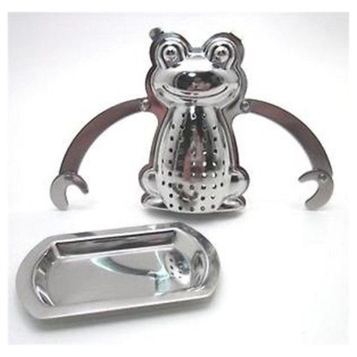 MAXGOODS Fine Hanging Frog Tea Diffuser Infuser Stainless Strainer Filter N2