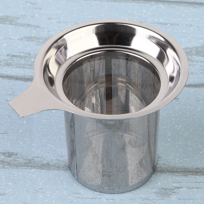 Awakingdemi Mesh Tea Strainer Infuser Reusable Loose Tea Leaf Filter Stainless Steel N2