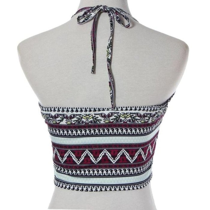 Underwear, PHOTNO Women Boho Tank Tops Bustier Bra Vest Crop Bralette Shirt Blouse Cami N3