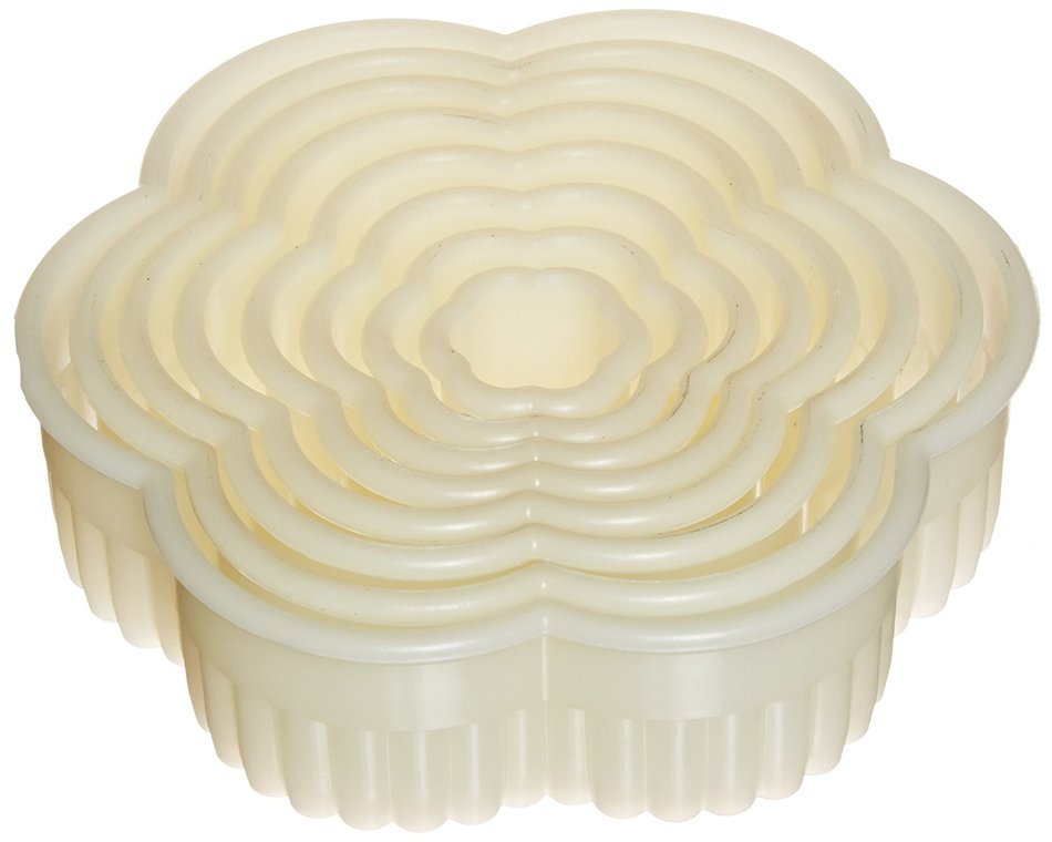 Fat Daddio's Fluted Petal Nylon Cutter Set, 8 Pieces
