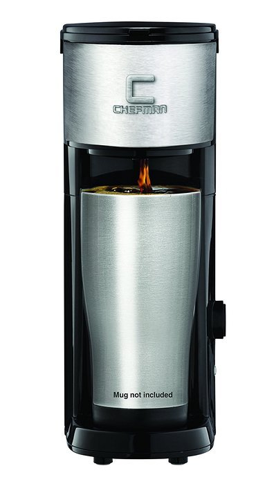 Chefman RJ14-SKG Versa Brew K-Cup & Coffee Ground Brewer, Black N4