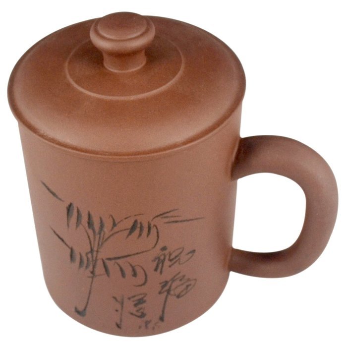 Chinese Yixing Zisha Handcraft Tea Cup Mug Kungfu Tea Cup 370cc Pu Erh Tea Black Tea Mug