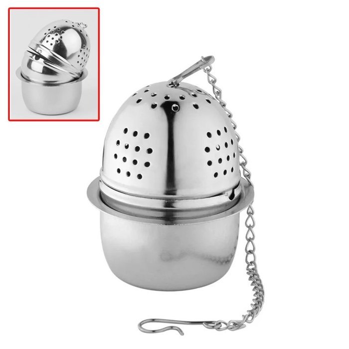 UnionBasic Stainless Steel 3-Part Tea Infuser Stick Filter Steeper Strainer Tea Ball N2