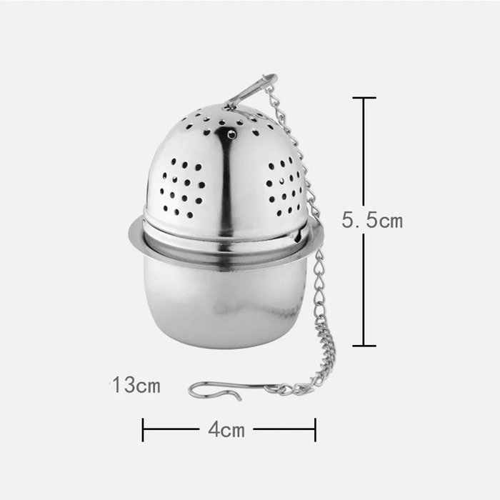 UnionBasic Stainless Steel 3-Part Tea Infuser Stick Filter Steeper Strainer Tea Ball N3