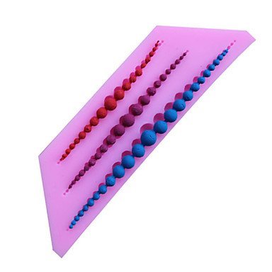 Sher Three Pearl Shape Cake Border Fondant Cake Molds Soap Chocolate Mould The Kitchen