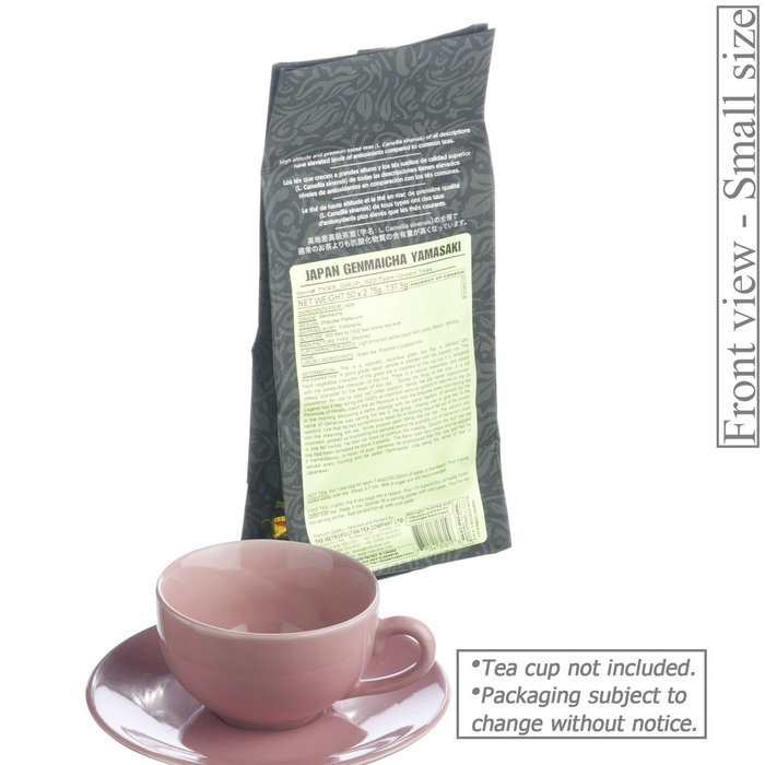 Metropolitan Tea 50 Count Pyramid Shaped Teabags, Japan Genmaicha Yamasaki N2