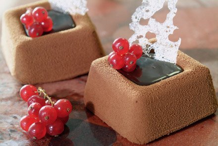 Flexipan Square Savarin 3.38 Oz, 70mm x 70mm x 30mm Deep (2-3/4" x 2-3/4" x 1-3/16" Deep), 24 Cavities N2