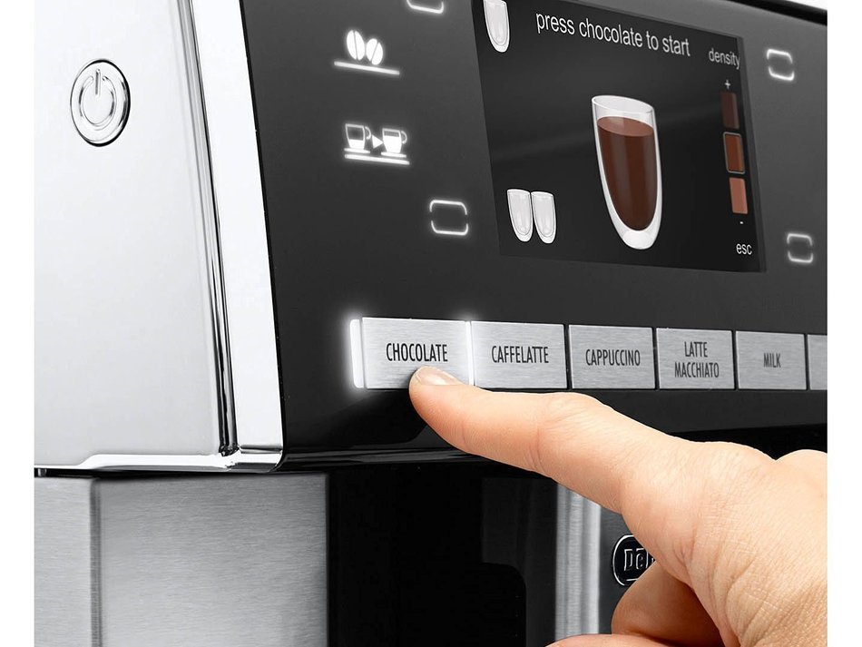 DeLonghi ESAM6900 PrimaDonna Exclusive Fully Automatic Espresso Coffee Machine with Auto Cappuccino Caffelatte... N7