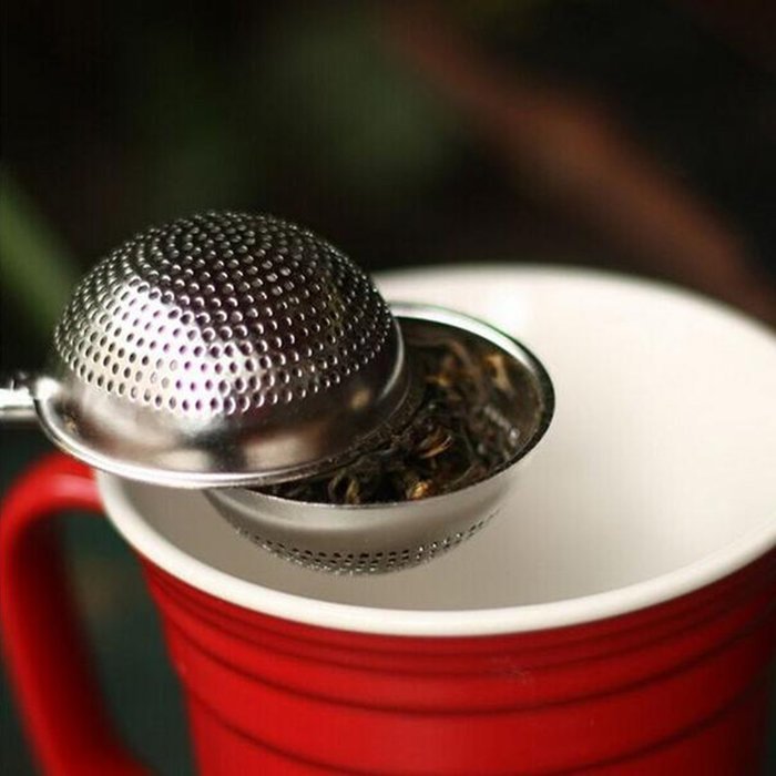Mesh Loose Tea Ball Infuser Stainless Steel Spice Herbal Tea Leaf Strainer Home Convenient Necessary Filter N8