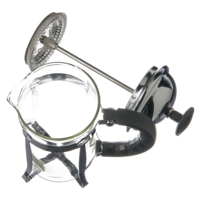G&H Tea Services 2-Cup Chantilly Tea Press, Chrome N2