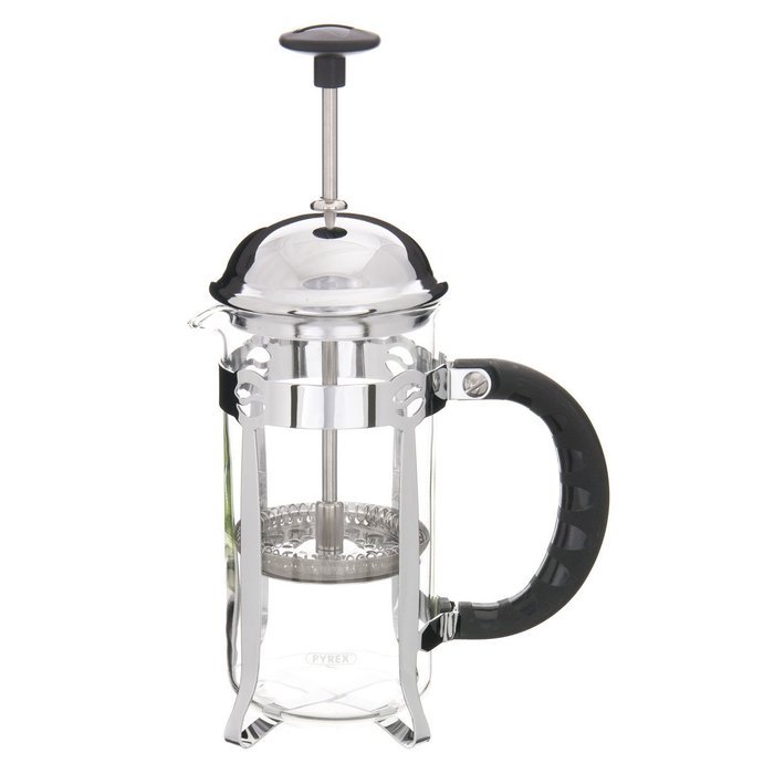 G&H Tea Services 2-Cup Chantilly Tea Press, Chrome N4