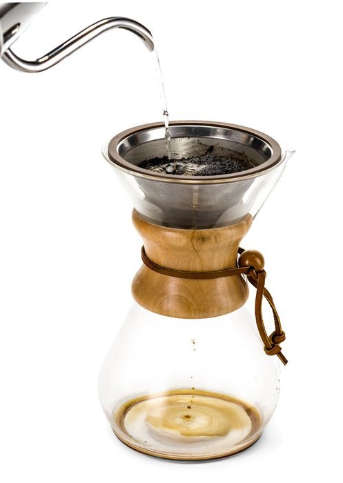 Osaka Stainless Steel Pour Over Cone Dripper, Reusable Coffee Filter for Osaka, Chemex, Hario, Carafes and More... N4