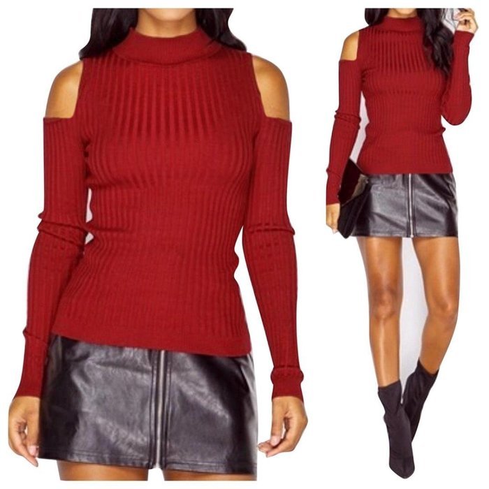 Women's Blouse,Laimeng Round neck Cotton blend Long Sleeve Knitted Pullover Sweater Slim Jumper Blouse (M, Black) N11