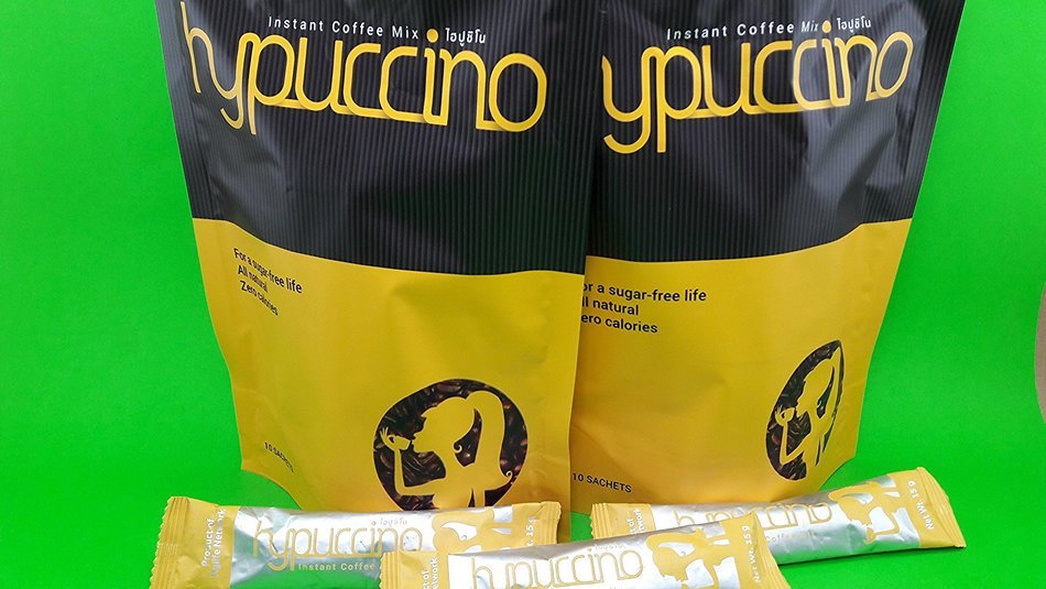 2 pack of Hycafe Cappuccino Instant Coffee Mix 15 in 1 Slimming Dietary Supplement Sugar Free Zero Calories N6