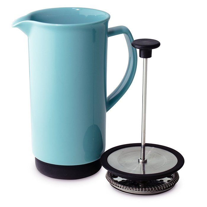 FORLIFE Cafe Style Coffee/Tea Press, 32-Ounce, Turquoise N16