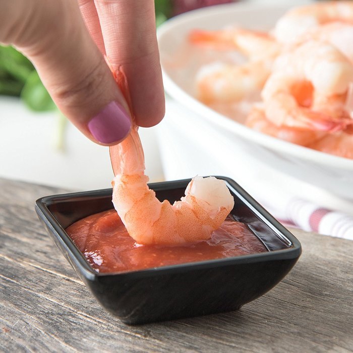 Carlisle 086003 Melamine Single Square Ramekin, 2-oz. Capacity, 2-3/4 x 2-3/4 x 1", Black (Case of 48) N5