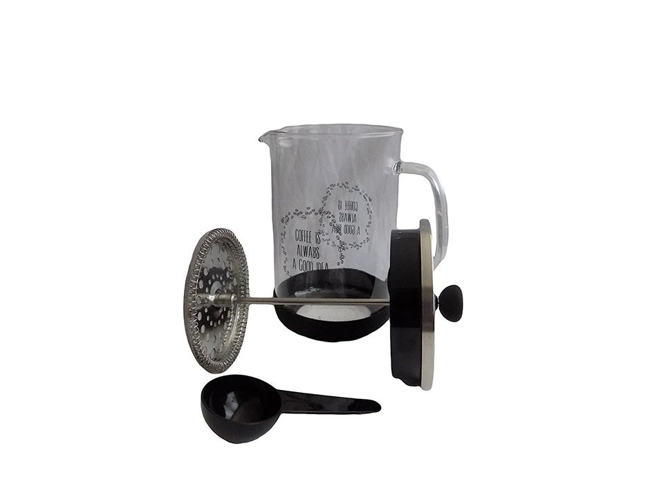 Heather's Korner Classic Coffee and Coffee Press (Geometric Pattern) N12