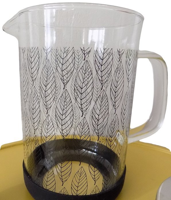 Heather's Korner Classic Coffee and Coffee Press (Geometric Pattern) N13