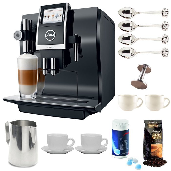 Jura 13752 Impressa Z9 One Touch TFT Coffee Machine + Stainless Steel 18/8 Gauge 20 oz Frothing Pitcher + Accessory...