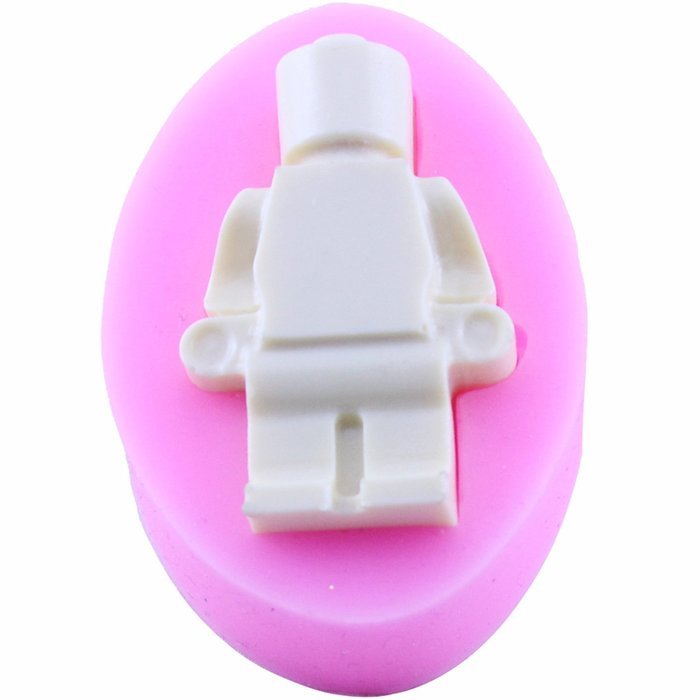 Mujiang Robot Silicone Candy Sugar Gumpaste Clay Fondant Molds Small + Large N10